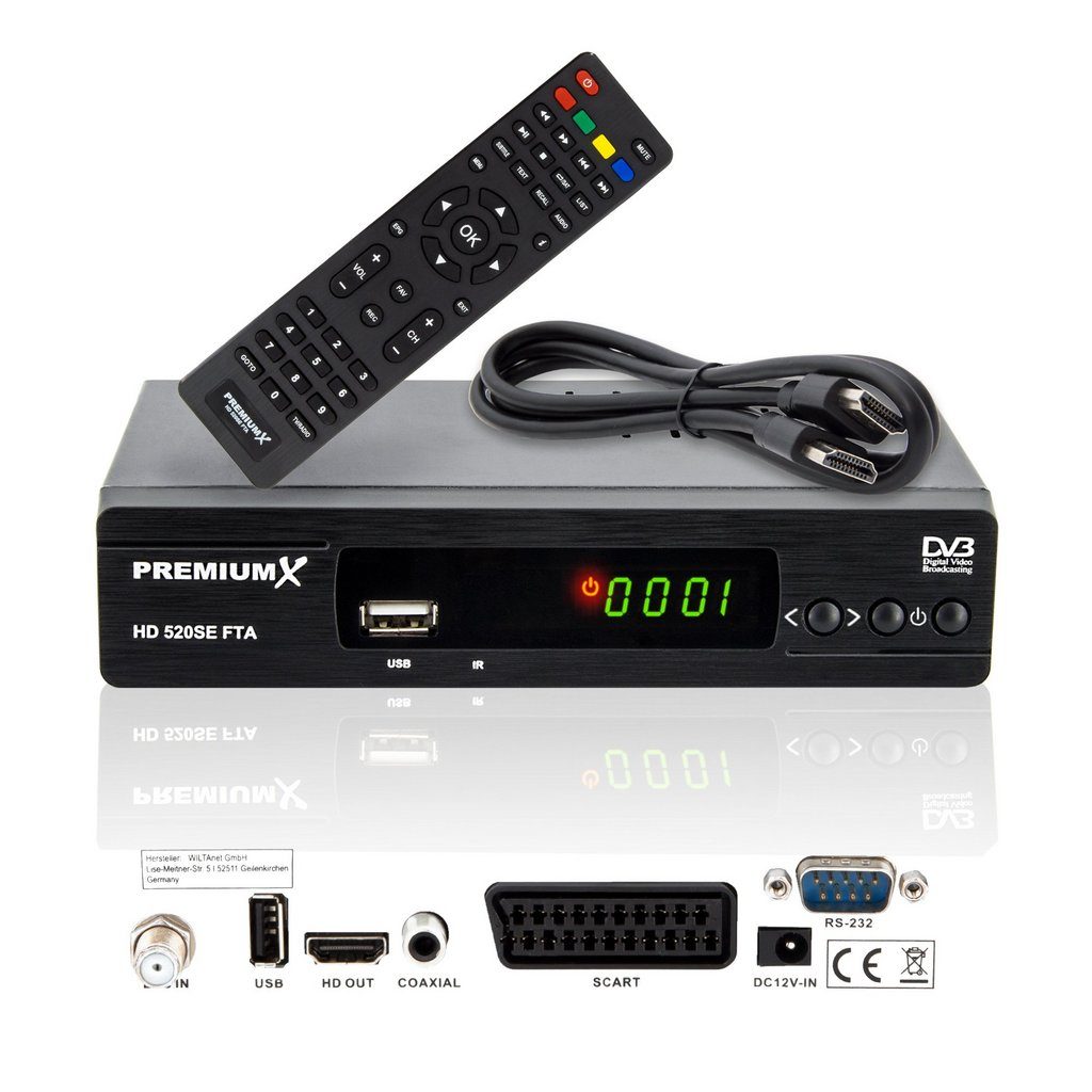 PREMIUMX HD 520SE FTA Sat-Receiver